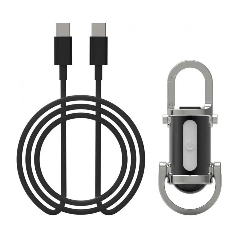 Yanle 2025 new multifunctional mini portable keychain power bank emergency flashlight waterproof lighting