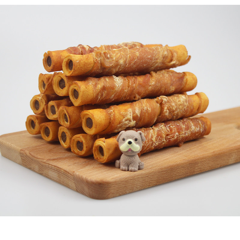 启乐狗狗零食鸡肉绕牛皮夹心卷洁齿耐咬磨牙棒金毛大型犬宠物零食,淘宝优惠券,粉丝福利购,淘宝优惠卷