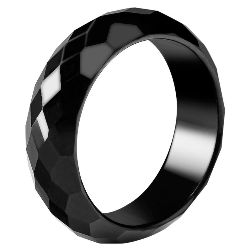 Authentic natural A-grade jadeite ink jade ring for men and women couples ring jade ring hand jewelry jade