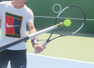 Rotary Tennis Trainer Coaching Coaching Action Upswing Cutting Shot Serve Solid Gg Action Exerciser
