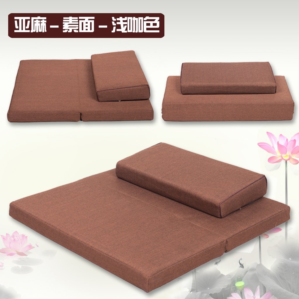 参禅打坐垫z禅绣垫折叠修坐垫椰高加厚禅棕莲花垫垫拜忏蒲团垫弹