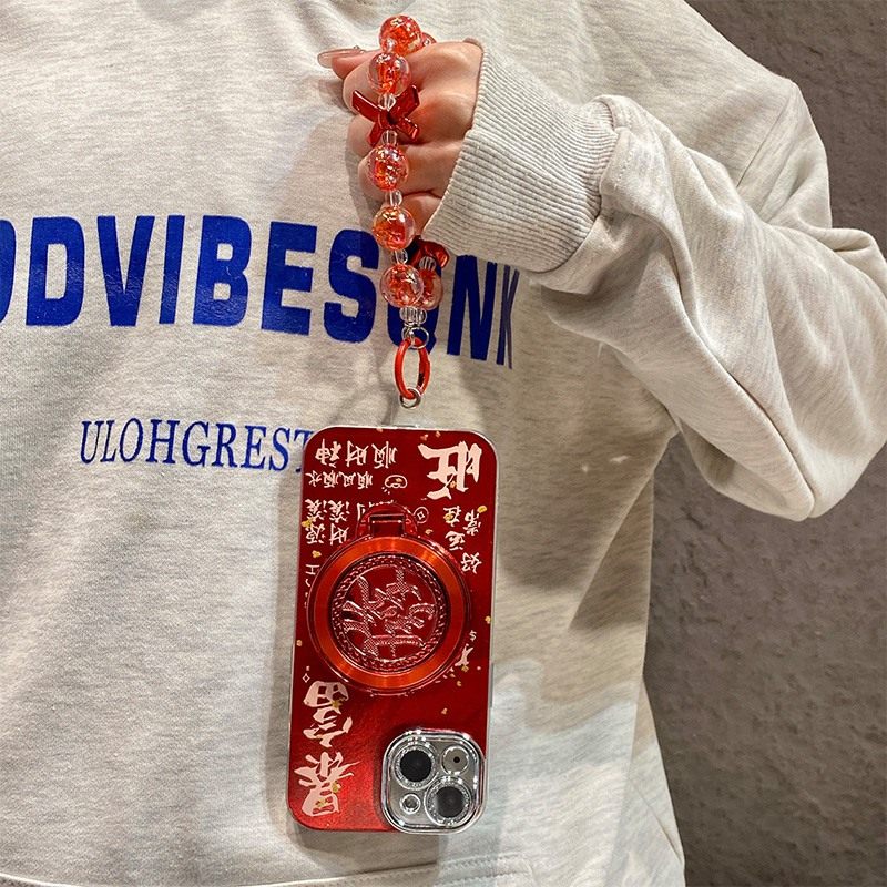 发财暴富可旋转适用opporeno15手机壳reon14立体13pro+支架12潮牌11冰川纹10马年9红色8新年7软6por十5/0ppo - 图3