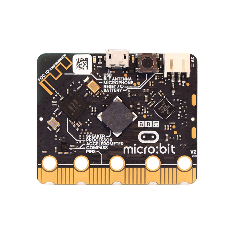 microbit V2编程开发板 支持makecode Kittenblock 送视频课程PPT - 图2