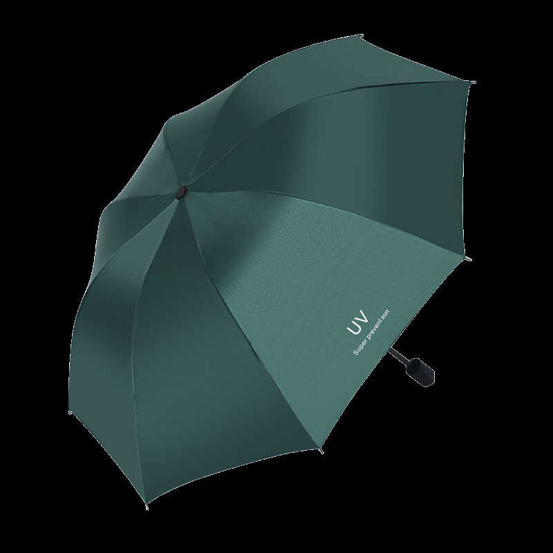UV刘夫人折叠手动雨伞男女学生晴雨两用防晒遮阳太阳伞简约 - 图2