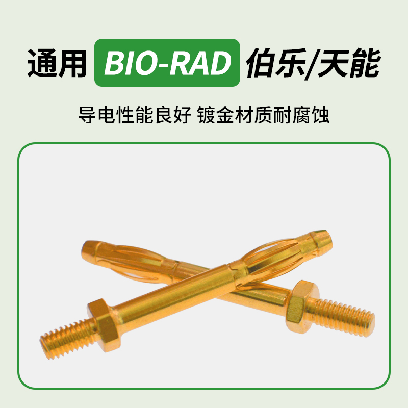 转印/电泳电极头 转膜电极头 WB小型垂直电泳配件匹配BIO-RAD伯乐/天能 黑红芯转印电极头 电泳仪电极头