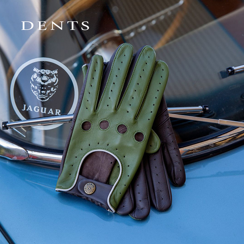 25秋新款|DENTS毛羊皮单里透气骑行机车防护触屏男士手套 5-0010 - 图2