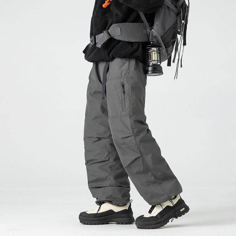 冲锋羽绒裤男款登山长裤2024冬季新款户外防水休闲耐磨滑雪工装裤,淘宝优惠券,粉丝福利购,淘宝优惠卷