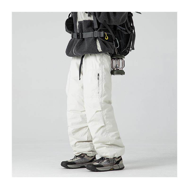 冲锋羽绒裤男款登山长裤2024冬季新款户外防水休闲耐磨滑雪工装裤,淘宝优惠券,粉丝福利购,淘宝优惠卷