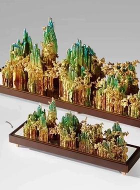 朱炳仁铜千里江山玄关新中式40厘米小款官方正品会员特价收藏礼物