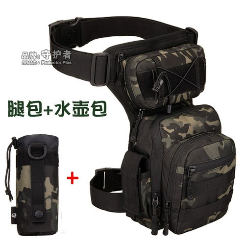 Мужская тактическая сумка на бедро для велоспорта, универсальная водонепроницаемая дорожная поясная сумка, сумка через плечо