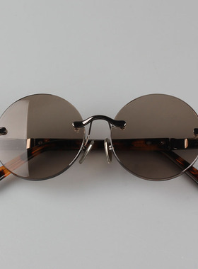 高档水晶石太阳镜男大框开车专用高清清凉养目墨镜仿古眼镜老式遮