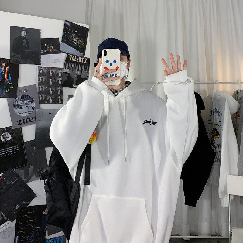 欧美hiphop男秋季潮牌炸街连帽卫衣 启乘卫衣