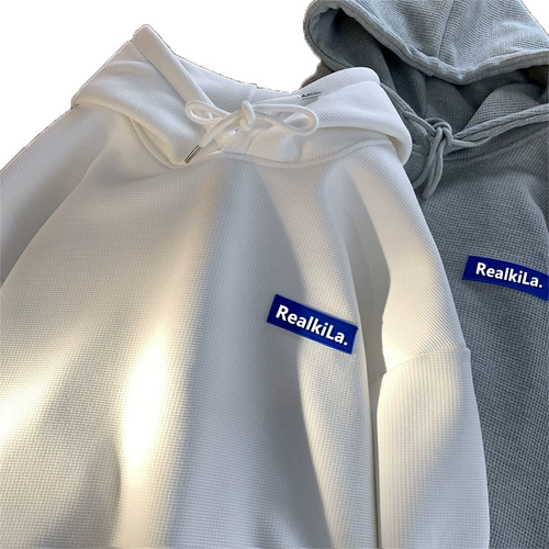 Tide, осенняя белая толстовка с капюшоном, оверсайз