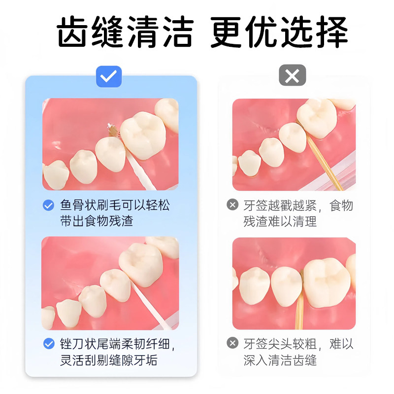 高档牙签刷家用塑料牙签随身携带鱼骨剔牙神器官方旗舰店食品级,淘宝优惠券,粉丝福利购,淘宝优惠卷