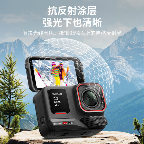 膜力佳适用影石Insta360 Ace Pro保护膜Go Ultra相机ar膜insta360Ace运动相机镜头屏幕膜影石G03相机配件贴膜 - 图0