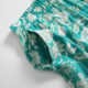 ຄົນອາເມລິກາໂສດ! Soft waxy cotton silk thin casual pants elastic high waist loose floral trousers air conditioning pants for women