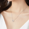 Fan Qi's Three Second Heartbeat Necklace Chinese Valentine's Day Gift Silver Necklace