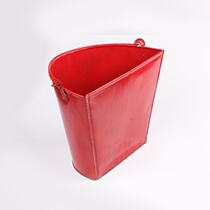 New Products Thickened Fire Bucket Yellow Sand Barrel Semicircle Baking I Paint Barrel Fire Shovel Barrel Iron Barrel Fire Yellow Sand Rush