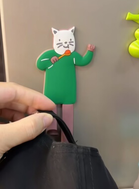 冰箱贴磁吸猫咪腿可弯折变挂钩