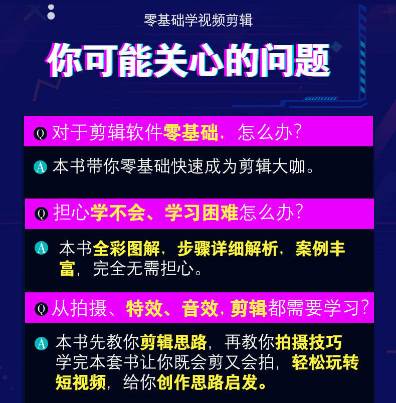 全套2册 手机摄影从入门到精通＋从零开始学做视频剪辑 手机摄影拍照技巧+零基础玩转短视频 剪映 教程书短视频剪辑从入门到精通 - 图1