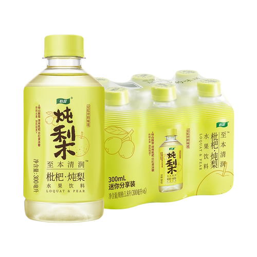 【TK】怡宝至本清润菊花茶/枇杷炖梨300ml*6瓶膜包饮料饮品 - 图3