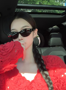 墨镜女款猫眼高级感2025新款防紫外线开车专用TR偏光近视太阳眼镜