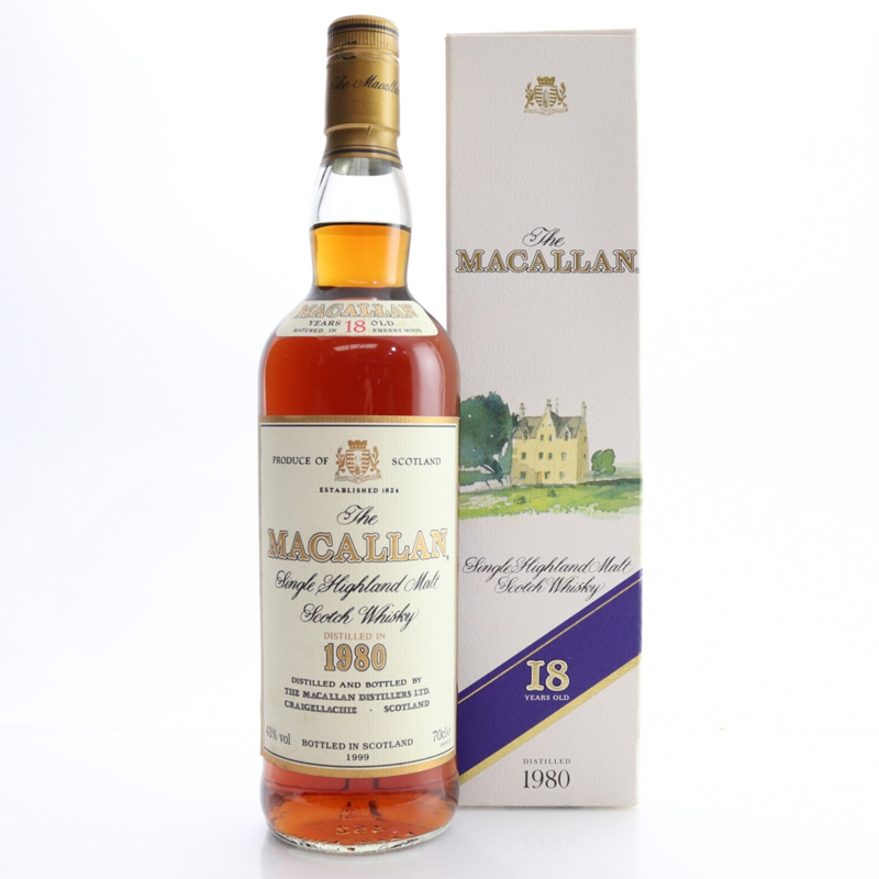 Macallan麦卡伦18年庄园1980-1985礼盒装苏格兰单一麦芽威士忌-图2