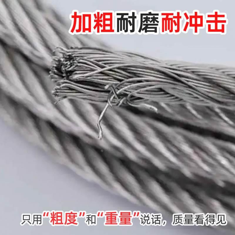 钢丝绳拖车绳货车越野车重卡高强度重型拖车钢绳100吨强力牵引绳 - 图1