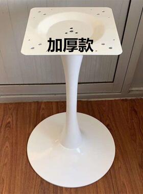 桌脚架小圆桌腿餐脚定制立柱单脚岩板大理石桌面不锈钢金属支架子