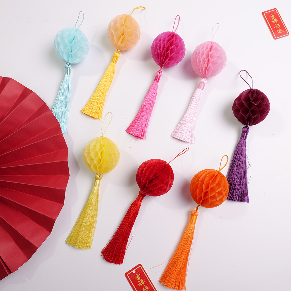 年宵花装饰小灯笼 福桶装饰挂件 油塑纸小红灯笼新款挂饰元旦挂件,淘宝优惠券,粉丝福利购,淘宝优惠卷