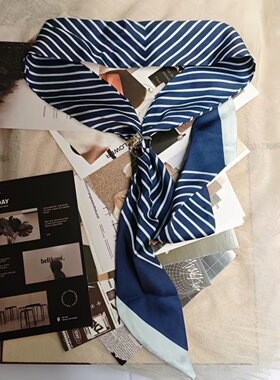 原创高级感系脖领巾气质围巾颈饰