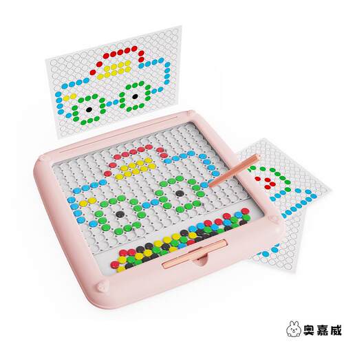 儿童控笔磁力运笔画板二合一双面磁力小孩幼儿宝宝益智玩具画板 - 图3