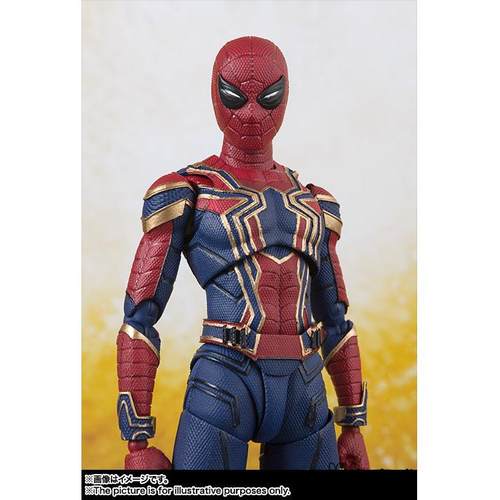 SHF 钢铁蜘蛛侠 复仇者联盟3无限战争可动手办模型摆件男孩玩具 - 图2