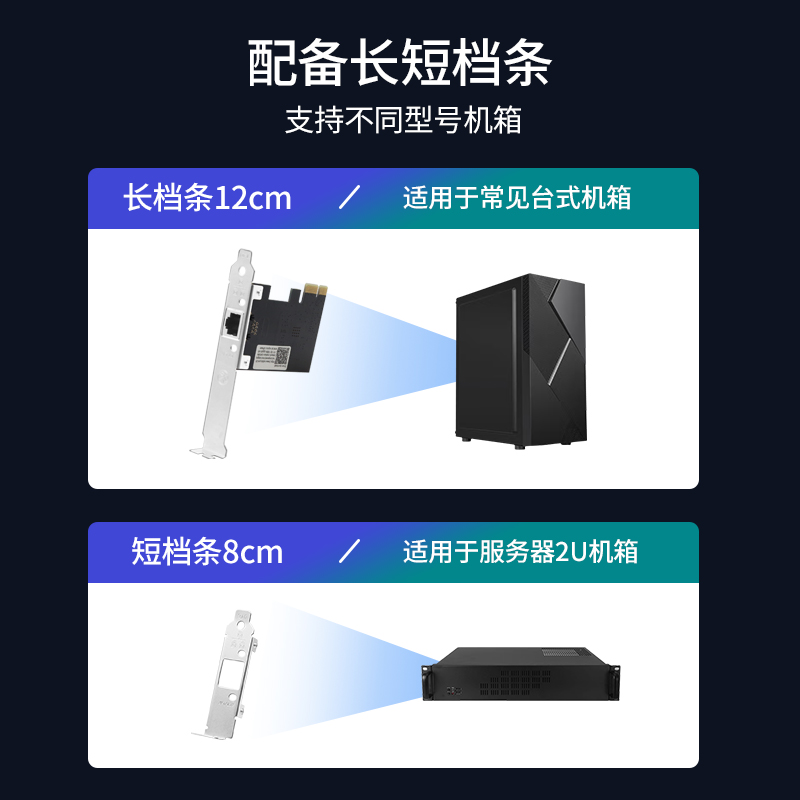 中天通讯免驱动安装PCI-E千兆以太网Rtl8111E台式机电脑内置有线家用高速PCIe独立网卡RJ45电口1000M运行稳定 - 图3