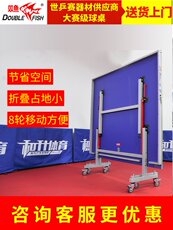 Стол для пинг-понга 乒乓球桌室内可折叠家用乒乓球台移动式标准型201a兵乓球案子