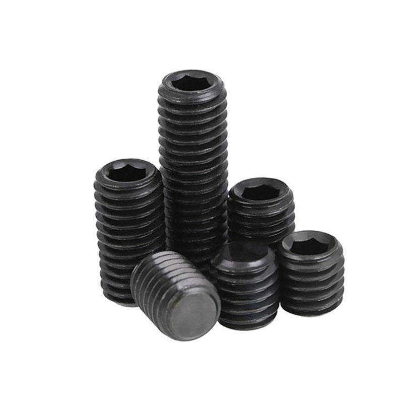 12.9级内六角平端紧定螺钉无头机丝米螺顶丝基米螺丝M14M18M20M24 - 图1