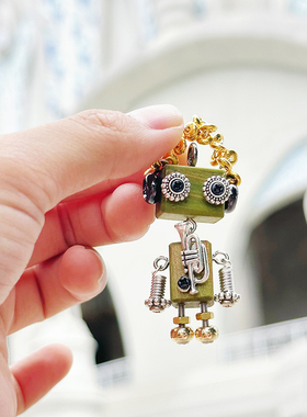 木小魔音乐乐器朋克风项链情侣