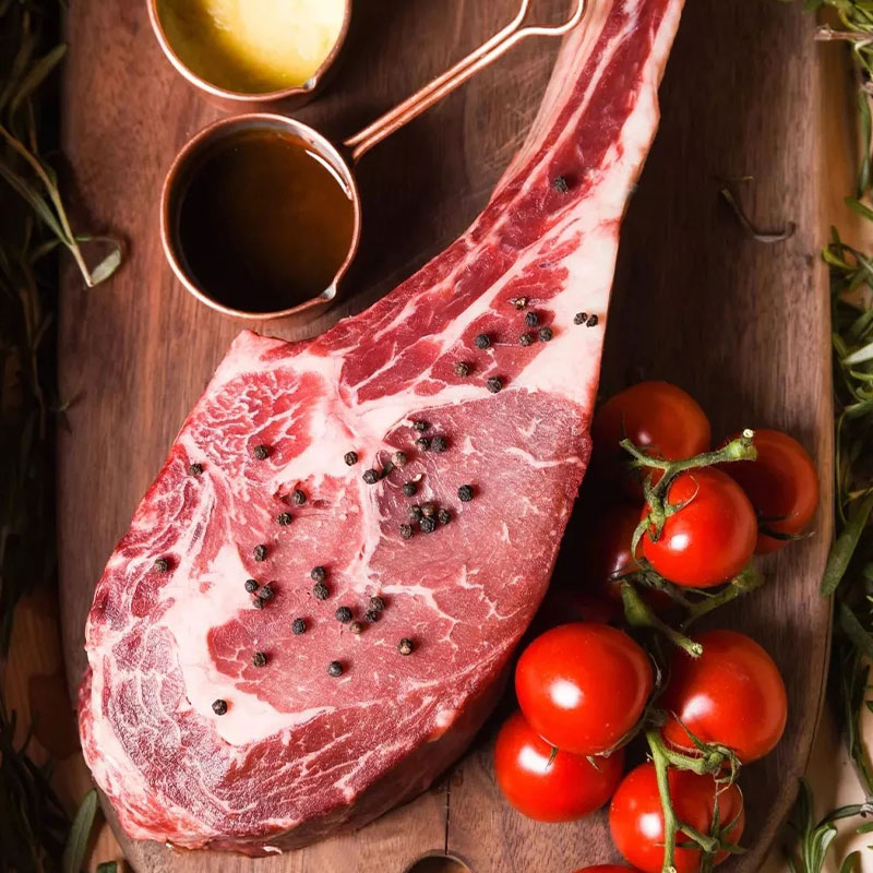 法式羊排烧烤半成品羊肉新鲜战斧冷冻羔羊排内蒙古食材羊扒羊小排