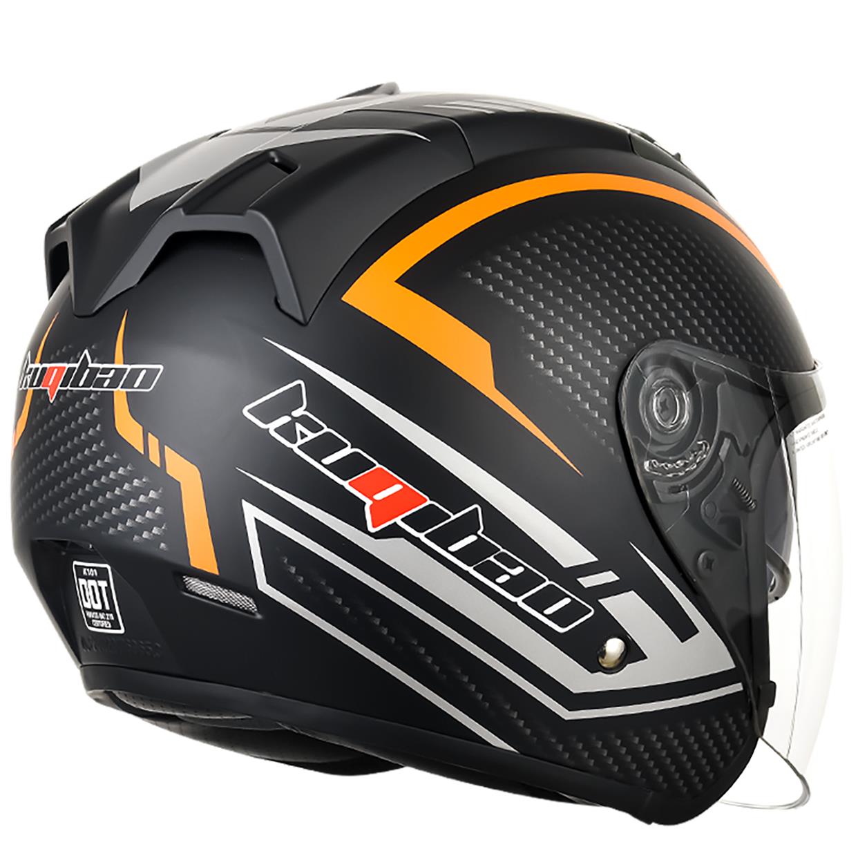 酷骑宝摩托车头盔男女电动车半盔美国DOT和3C双认证蓝牙头盔 - 图1