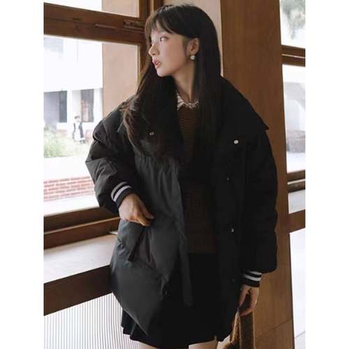 300斤大码女装宽松减龄百搭棉服上衣女胖mm加厚遮肉显瘦保暖外套 - 图3