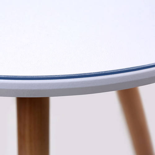 饰屋（civil）桌布圆桌台面布桌垫防水防油圆形台布餐桌透明软玻-图1