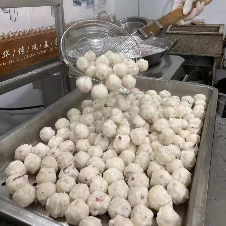 潮汕鱿鱼丸正宗传统手打手工鱼丸鱼滑鱼肉火锅食材配菜烧烤章鱼丸,淘宝优惠券,粉丝福利购,淘宝优惠卷