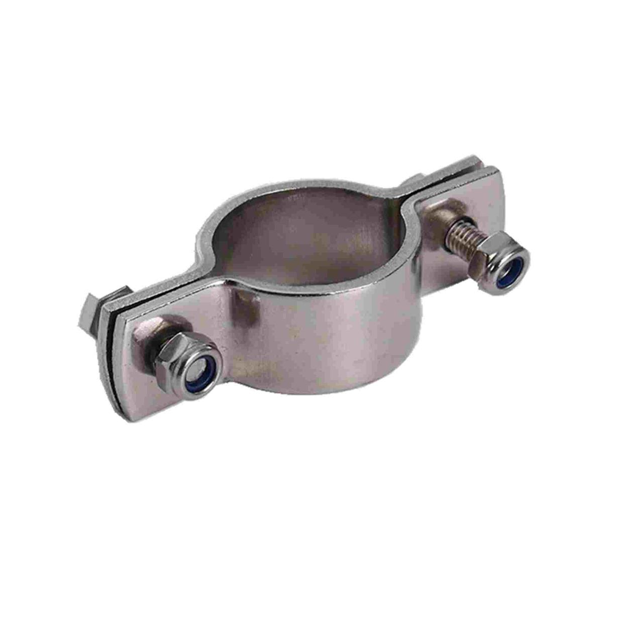 304不锈钢管道管卡管支架固定管托夹具水泥电线杆抱箍杆管子卡箍 - 图3