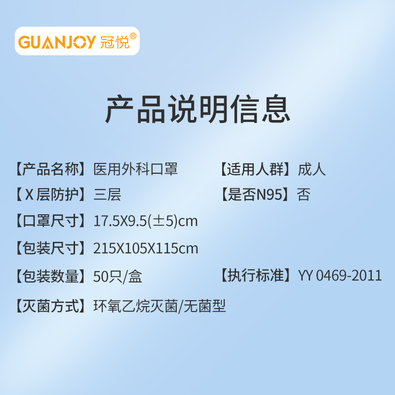 300独立包装口罩医用外科一次性医疗正品官方旗舰店夏季薄款透气 - 图2