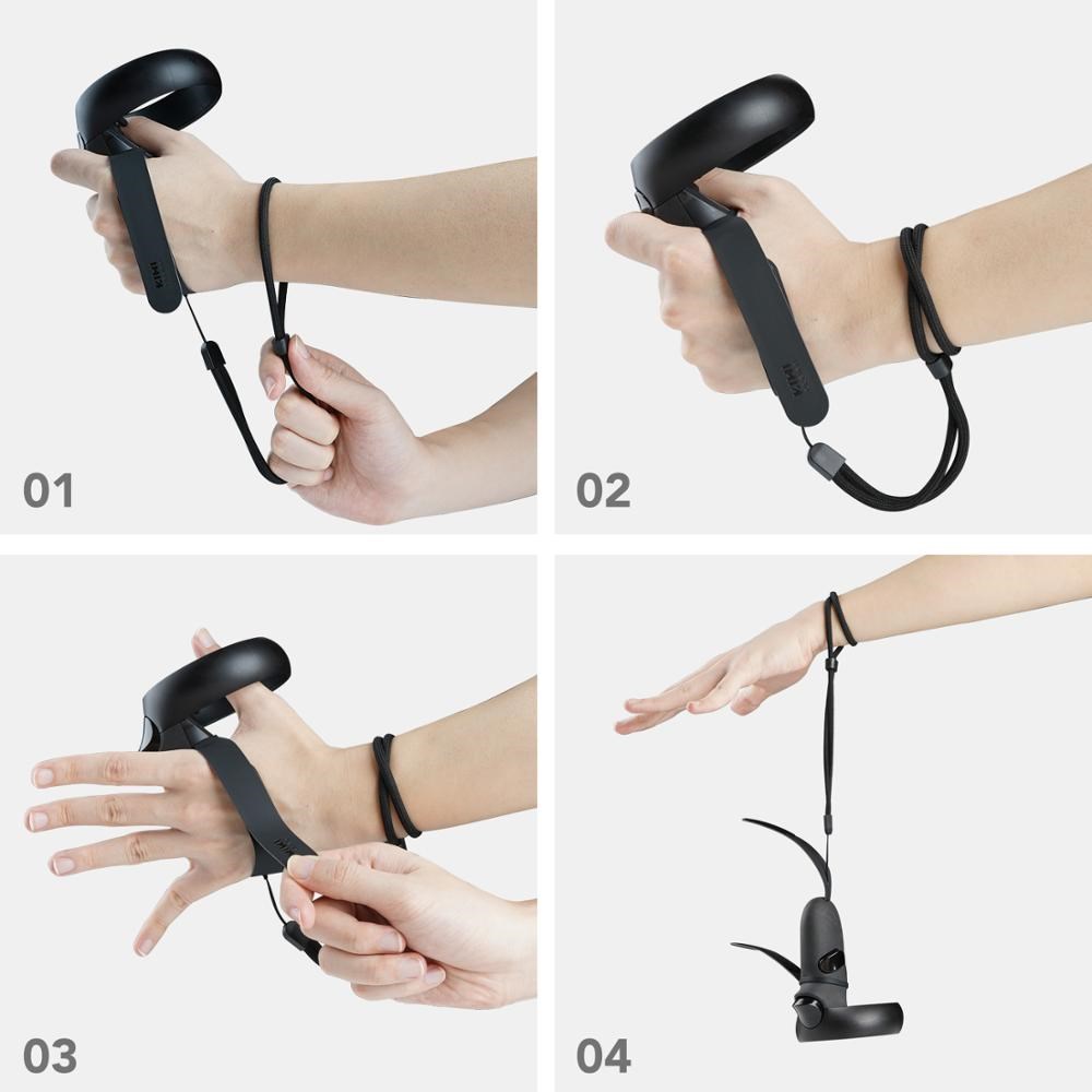 KIWI design 1kit PU Knuckle Strap With Wrist Strap For Ocu - 图2