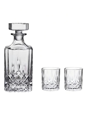 现代轻奢样板间桌面小摆设玻璃酒具组合搭配装饰酒柜厨房软装摆件