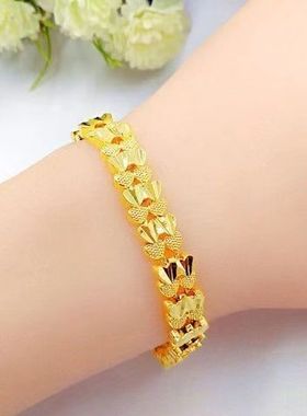 新款正品免税金手链女不掉