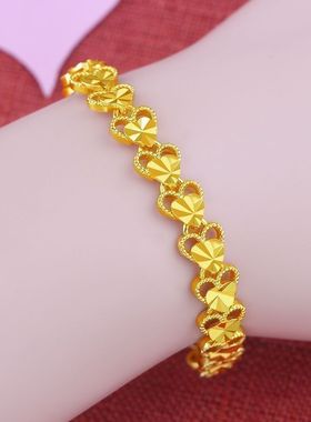 老凤正品越南沙金手链久不