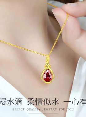 正品越南沙金项链女新款吊