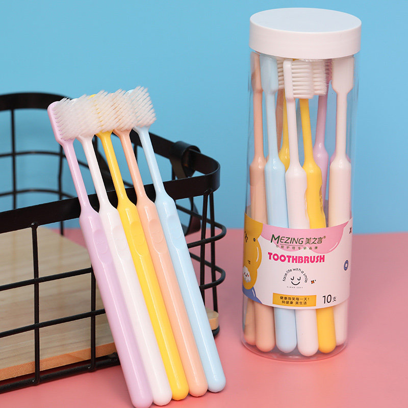 软毛大人成人家用家庭装小头牙刷 BrushingBear牙刷/口腔清洁工具